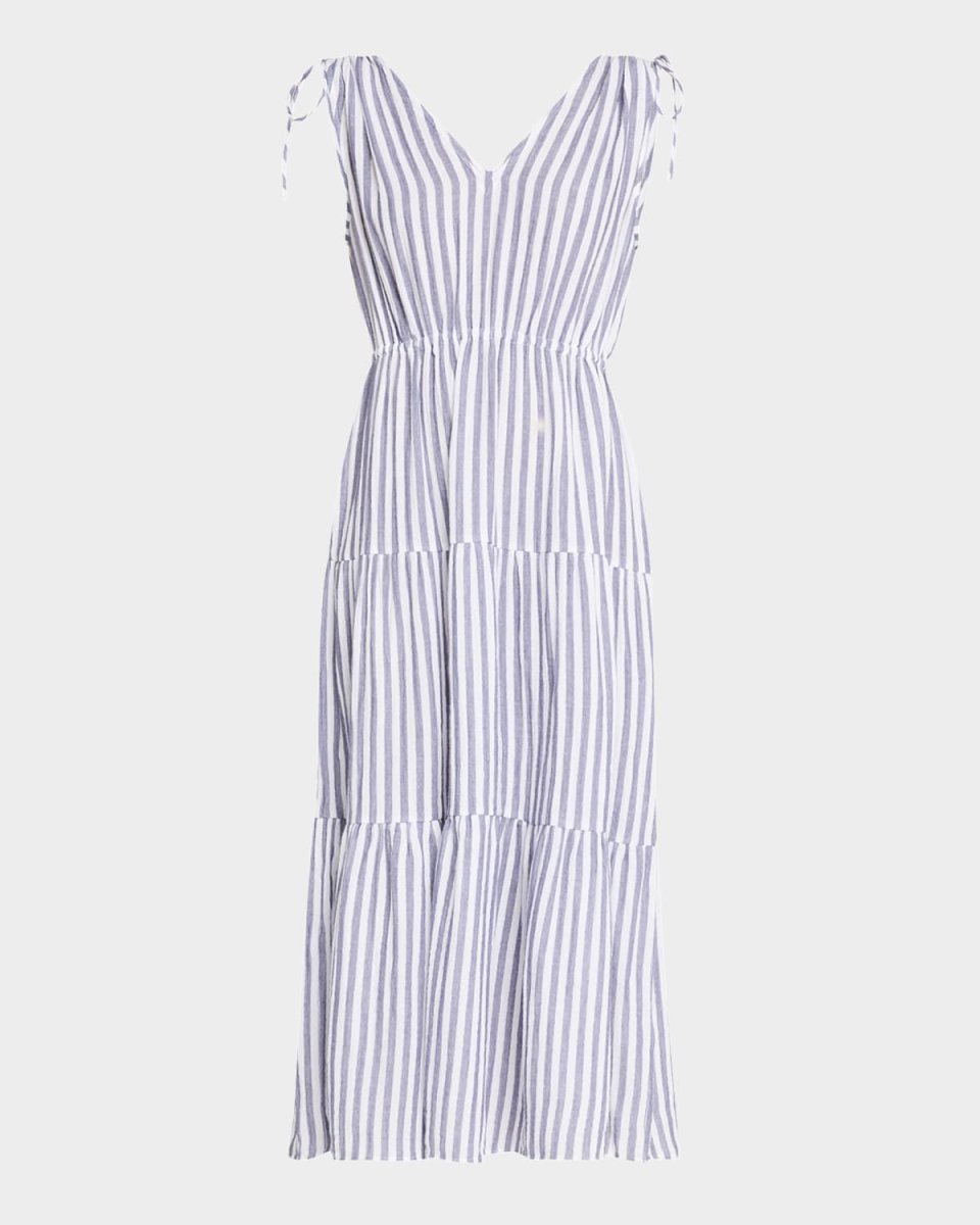 Suzette Striped Midi Dress